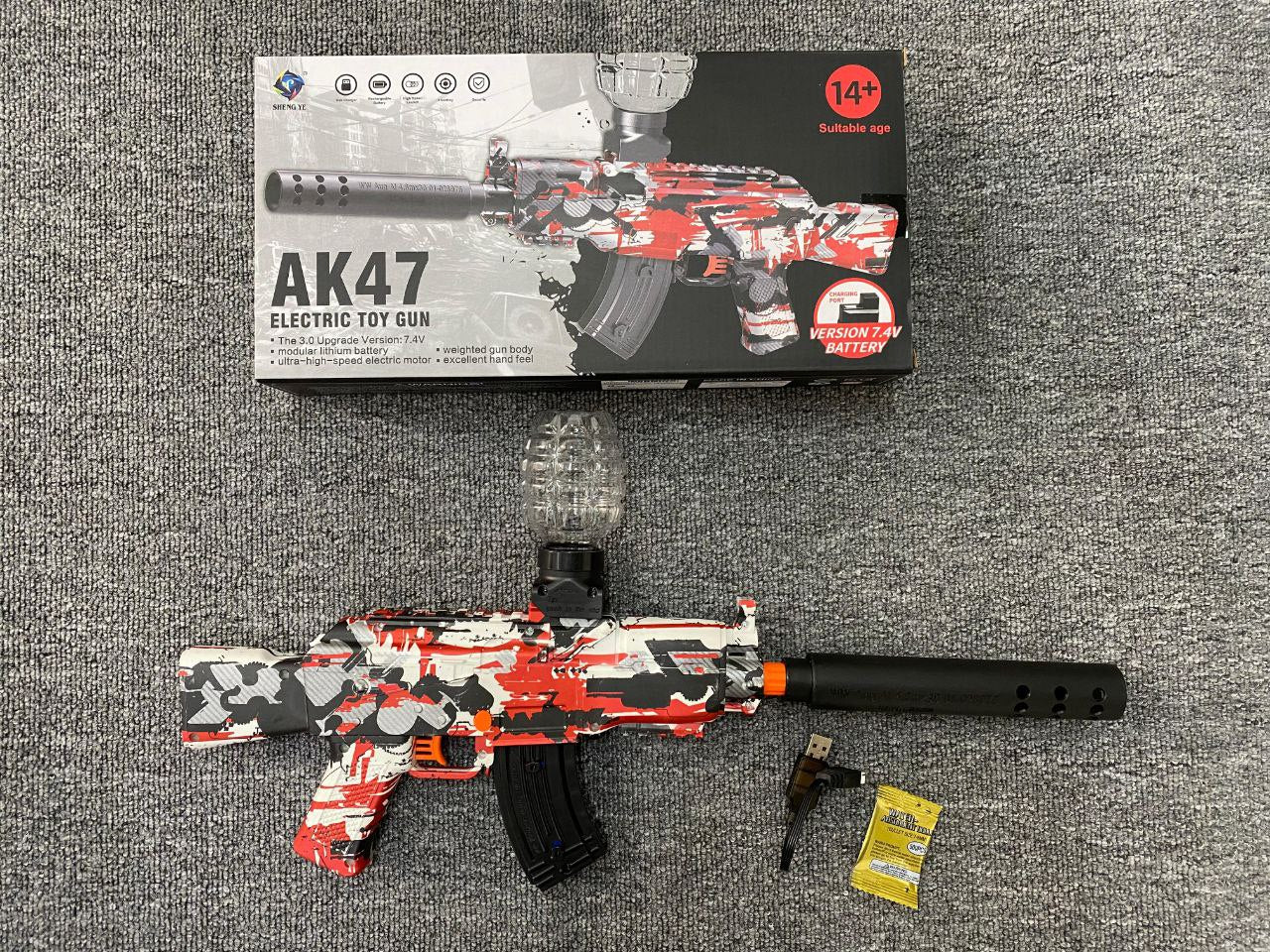 Pistola Hidrogel Ak47
